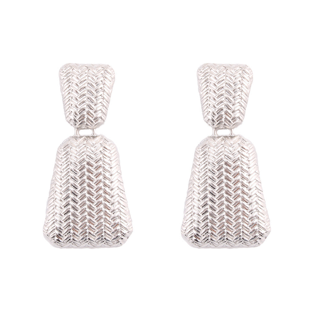 Wholesale Vintage Geometry Alloy Earrings